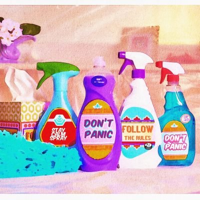 watercolor cleaning products, coronavirus, don't panic-5212714.jpg